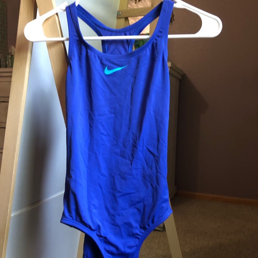 Girls Nike raceback open one piece